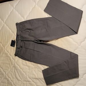 NWOT INCOTEX Stretch Slim Fit Chino Trousers Grey